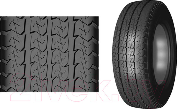 Изображение товара Летняя легкогрузовая шина KAMA HK-131 235/65R16C 115/113R