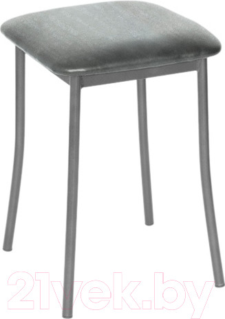 Изображение товара Табурет Древпром Тонкие ноги (металлик/бенгал серый)
