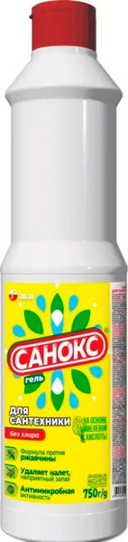 Изображение товара Чистящее средство для ванной комнаты Санокс Санокс-гель (750мл)