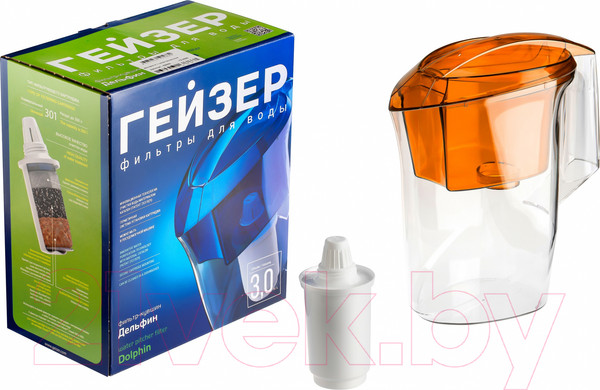 Изображение товара Фильтр-кувшин Гейзер Аквилон (оранжевый)