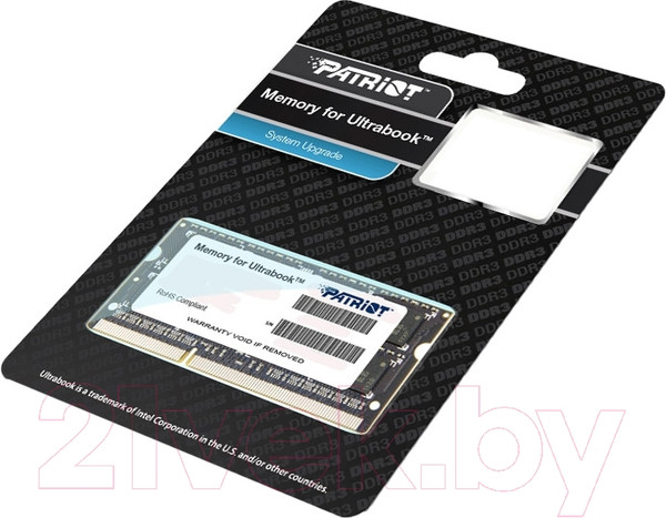 Изображение товара Оперативная память DDR3L Patriot PSD38G1600L2S