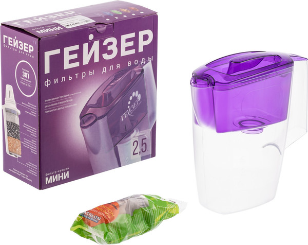 Изображение товара Фильтр-кувшин Гейзер Мини (сирень)
