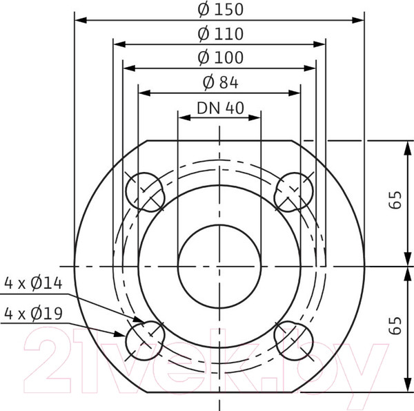 Изображение товара Циркуляционный насос Wilo TOP-Z 25/6 EM