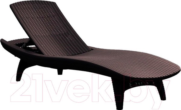 Изображение товара Шезлонг Keter Pacific Lounger / 211104 (коричневый)