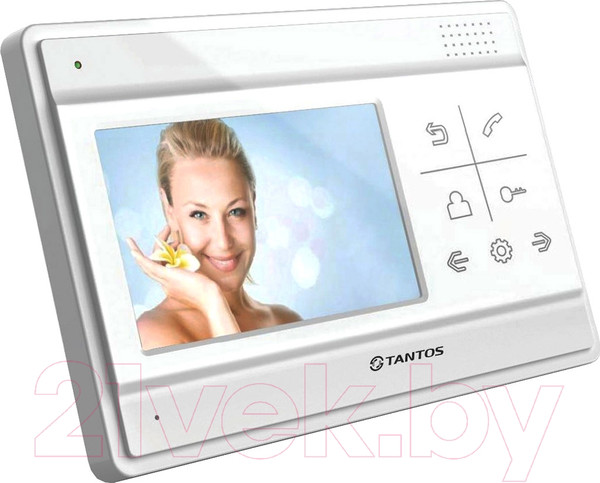 Изображение товара Монитор для видеодомофона Tantos Lilu (белый)