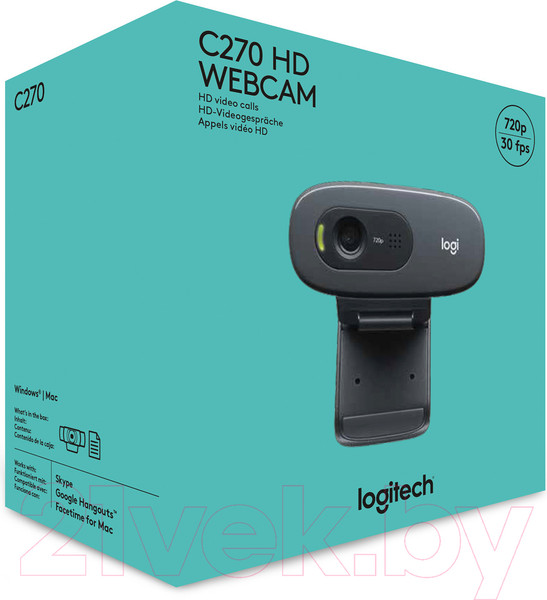 Изображение товара Веб-камера Logitech C270 (960-001063 / 960-000999)