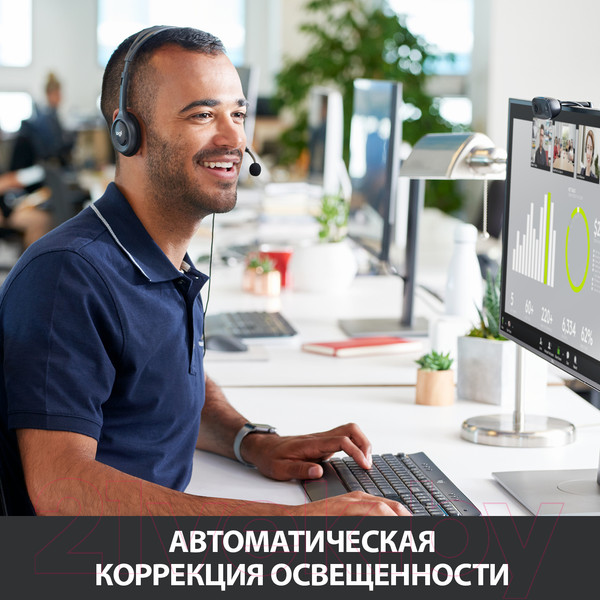 Изображение товара Веб-камера Logitech C270 (960-001063 / 960-000999)