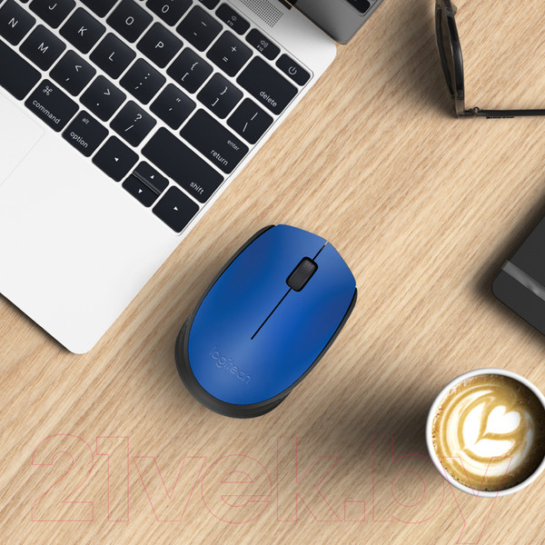 Изображение товара Мышь Logitech M171 910-004640 / 910-004656 (синий/черный)