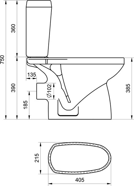 Изображение товара Унитаз напольный Santek Анимо WH302135
