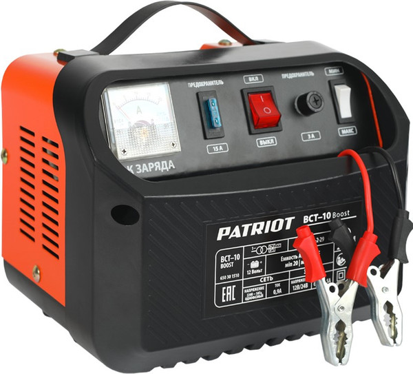 Изображение товара Зарядное устройство для аккумулятора PATRIOT BCT-10 Boost