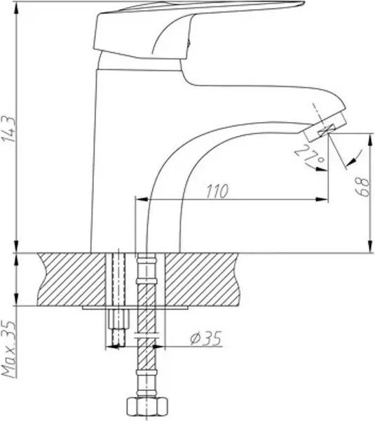 Изображение товара Смеситель Haiba HB1004