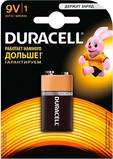 Изображение товара Батарейка Duracell 6LF22/MN1604