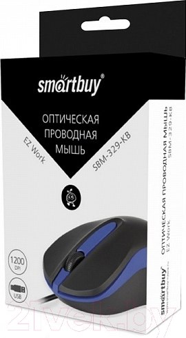 Изображение товара Мышь SmartBuy 329 / SBM-329-KB (черный/синий)