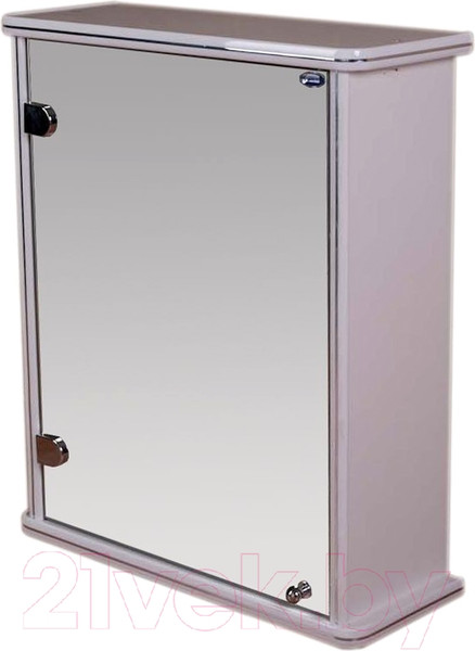 Изображение товара Шкаф с зеркалом для ванной Гамма 13 (белый, левый)