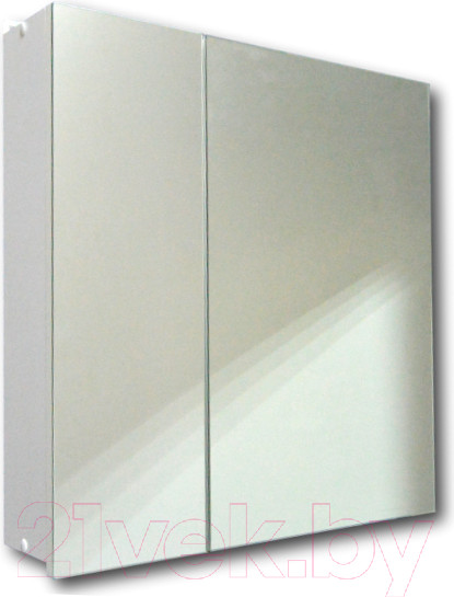 Изображение товара Шкаф с зеркалом для ванной Гамма 16 (белый)