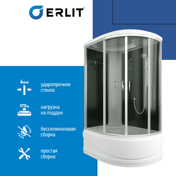 Изображение товара Душевая кабина Erlit ER3512TPL-C4-RUS