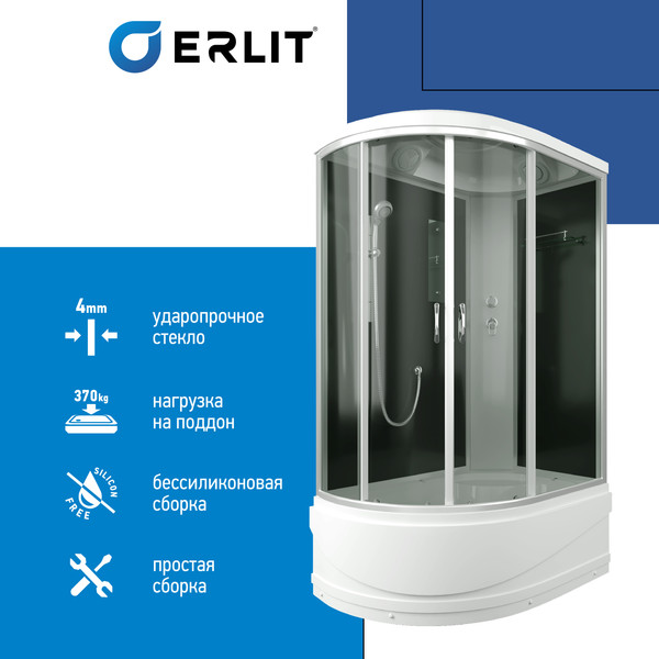 Изображение товара Душевая кабина Erlit ER3512TPR-C4-RUS