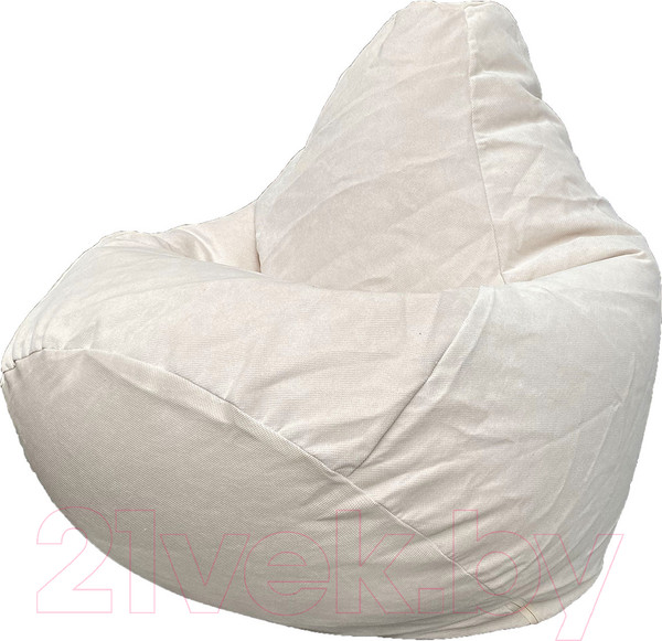 Изображение товара Бескаркасное кресло Flagman Груша Макси XXL Г2.5-04 (слоновая кость)