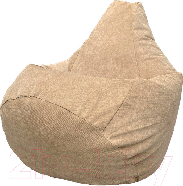 Изображение товара Бескаркасное кресло Flagman Груша Макси XXL Г2.5-34 (светло-бежевый)