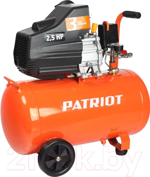 Изображение товара Воздушный компрессор PATRIOT Euro 50-260K (+ набор KIT 5В 1.8 кВт)