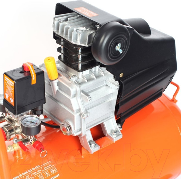 Изображение товара Воздушный компрессор PATRIOT Euro 50-260K (+ набор KIT 5В 1.8 кВт)