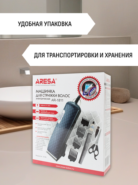 Изображение товара Машинка для стрижки волос Aresa AR-1811