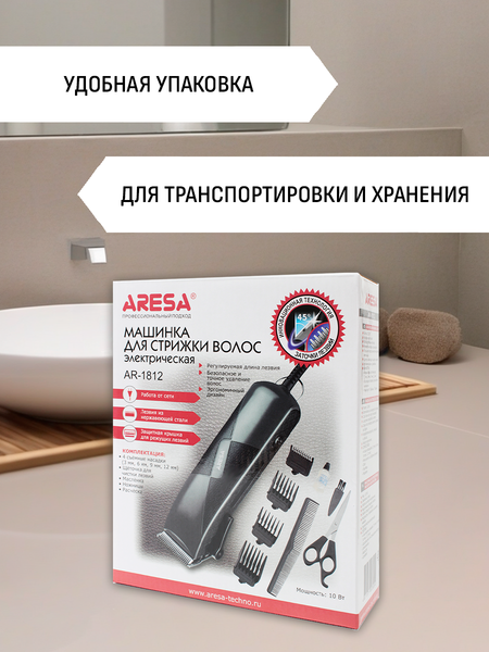 Изображение товара Машинка для стрижки волос Aresa AR-1812
