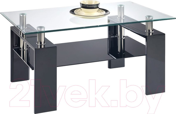 Изображение товара Журнальный столик Halmar Diana H (черный лак)