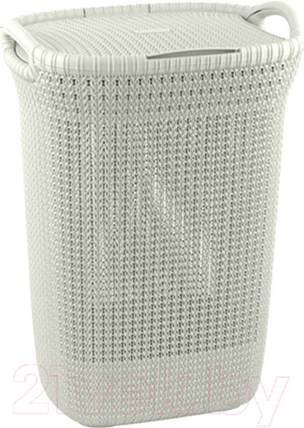 Изображение товара Корзина для белья Curver Knit 03676-X64-00 / 228391 (белый)