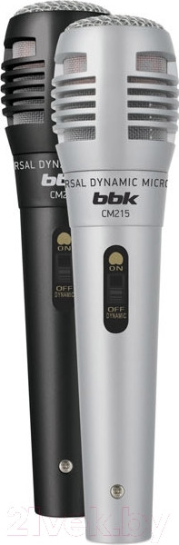 Изображение товара Микрофон BBK CM215 (черный/серебристый)