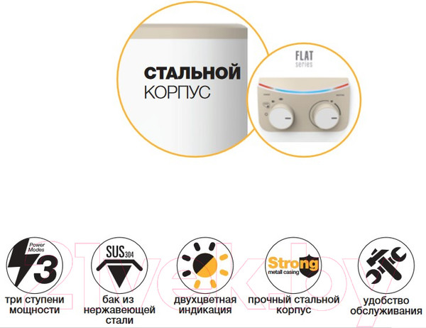 Изображение товара Накопительный водонагреватель Timberk SWH FSL2 50 HE