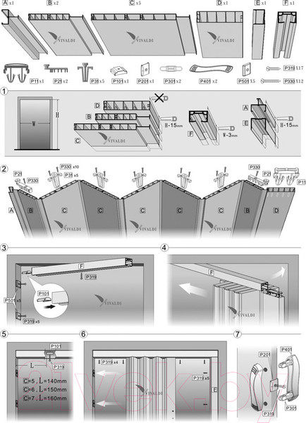Изображение товара Дверь межкомнатная Vivaldi Pioneer (бук)