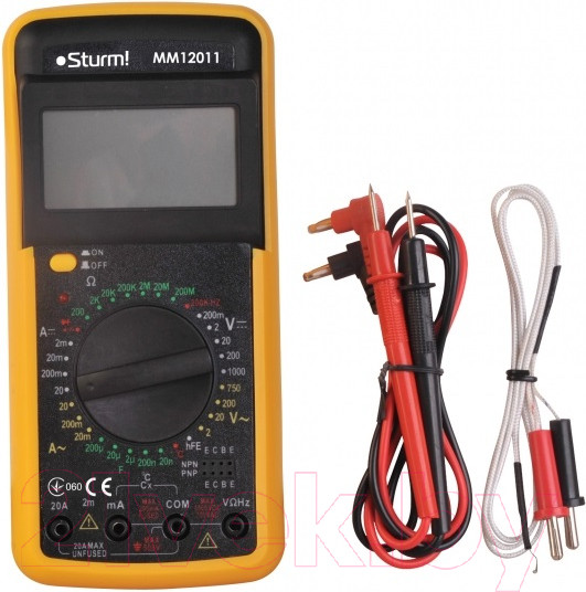 Изображение товара Мультиметр цифровой Sturm! MM12011