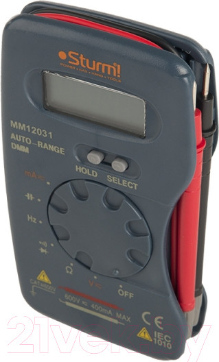 Изображение товара Мультиметр цифровой Sturm! MM12031