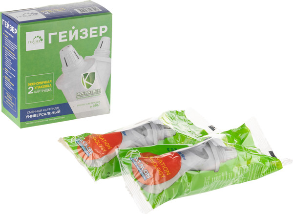 Изображение товара Комплект картриджей для фильтра Гейзер 501 (2шт)