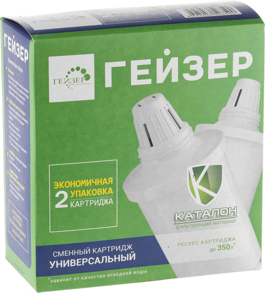 Изображение товара Комплект картриджей для фильтра Гейзер 501 (2шт)