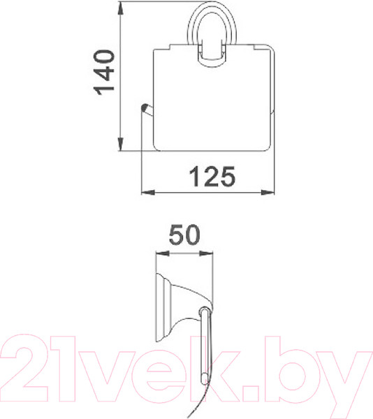 Изображение товара Держатель для туалетной бумаги Haiba HB1503