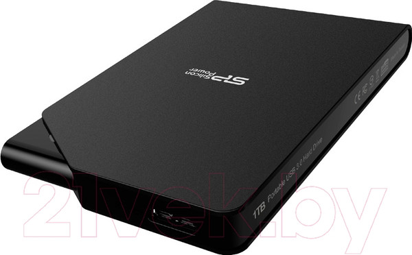 Изображение товара Внешний жесткий диск Silicon Power Stream S03 2TB Black (SP020TBPHDS03S3K)