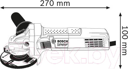 Изображение товара Профессиональная угловая шлифмашина Bosch GWS 750 (0.601.394.001)