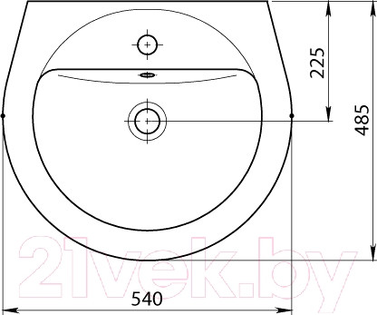 Изображение товара Умывальник Santeri Соната 131112S0011B0