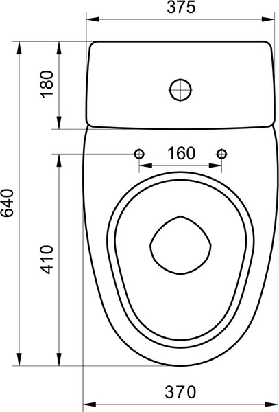 Изображение товара Унитаз напольный Santeri Форвард 1P2052S0100BF
