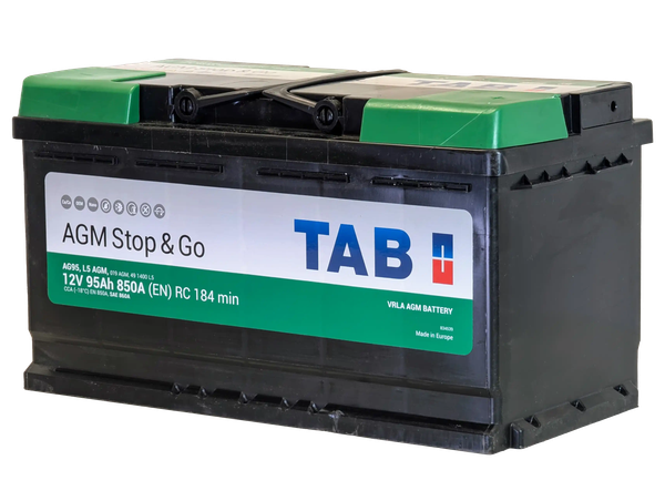 Изображение товара Автомобильный аккумулятор TAB Stop&Go AGM 213090 (95 А/ч)
