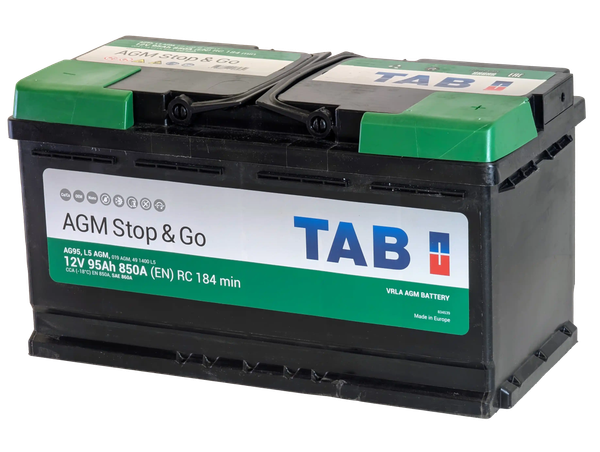 Изображение товара Автомобильный аккумулятор TAB Stop&Go AGM 213090 (95 А/ч)