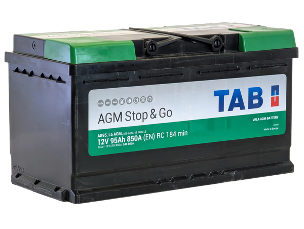 Изображение товара Автомобильный аккумулятор TAB Stop&Go AGM 213090 (95 А/ч)