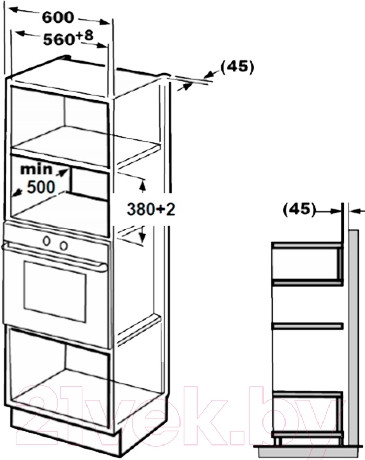 Изображение товара Микроволновая печь Zigmund & Shtain BMO 13.252 W