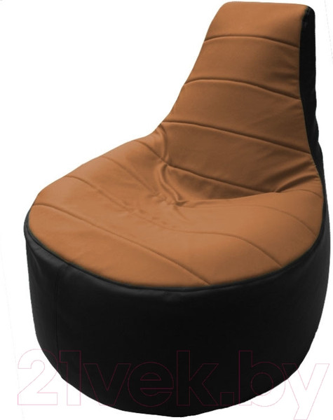 Изображение товара Бескаркасное кресло Flagman Трон Т1.3-07 (бежевый/черный)