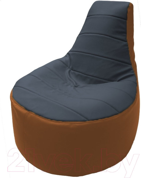 Изображение товара Бескаркасное кресло Flagman Трон Т1.3-24 (серый/оранжевый)