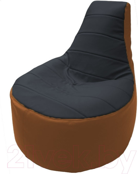 Изображение товара Бескаркасное кресло Flagman Трон Т1.3-26 (черный/оранжевый)