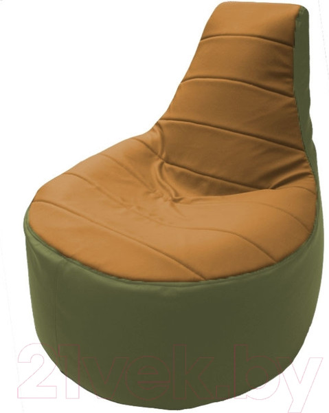 Изображение товара Бескаркасное кресло Flagman Трон Т1.3-29 (оранжевый/оливковый)