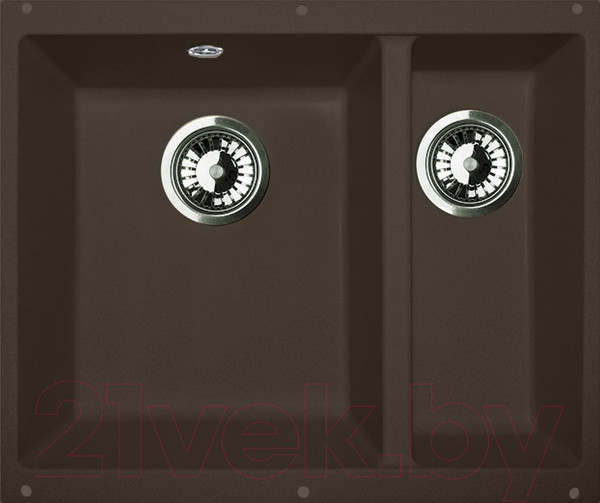 Изображение товара Мойка кухонная Zigmund & Shtain Integra 500.2 (швейцарский шоколад)